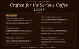 KERAM Coffee Filters Indian Style Small Drip Coffee Maker South Indian 150 ml 2 Cup Coffee Bar Accessories Madras Coffee Filter for Camping Hiking Reusable Permanent Slow Metal Filter